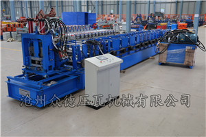 液压马达无极切断C型钢机